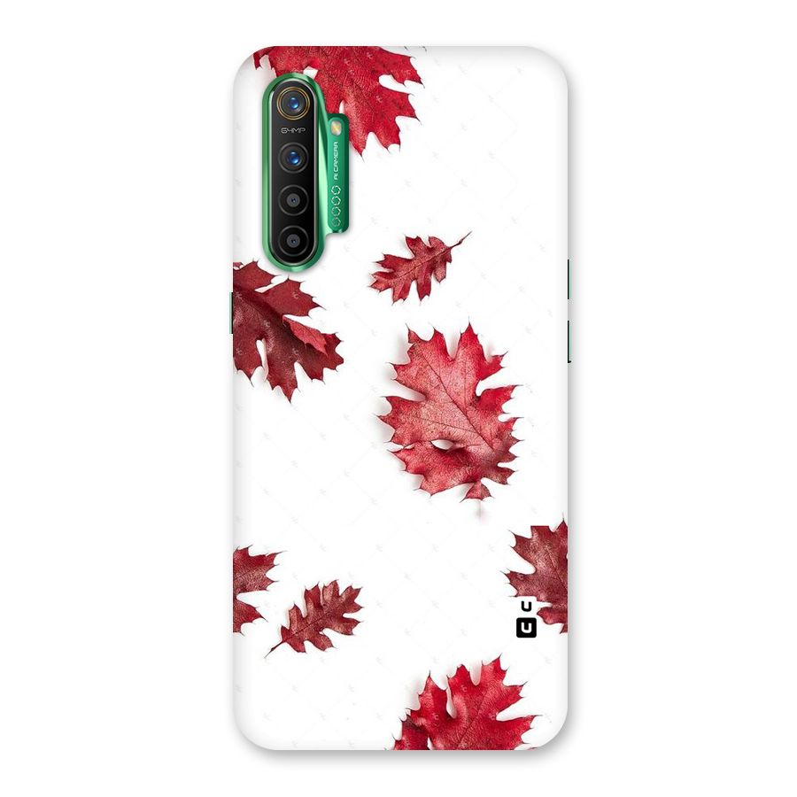 Red Appealing Autumn Leaves Back Case for Realme X2