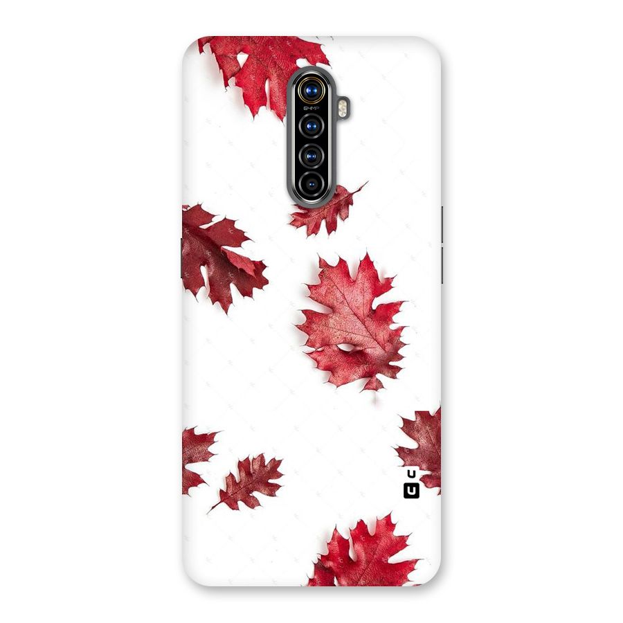 Red Appealing Autumn Leaves Back Case for Realme X2 Pro