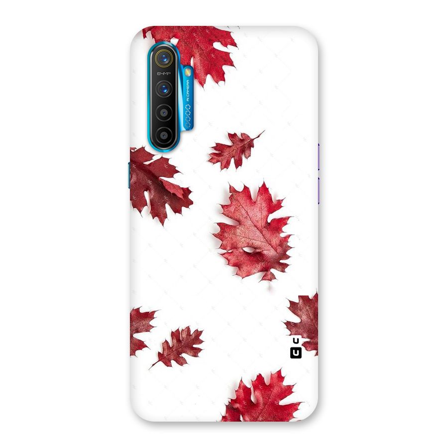 Red Appealing Autumn Leaves Back Case for Realme XT