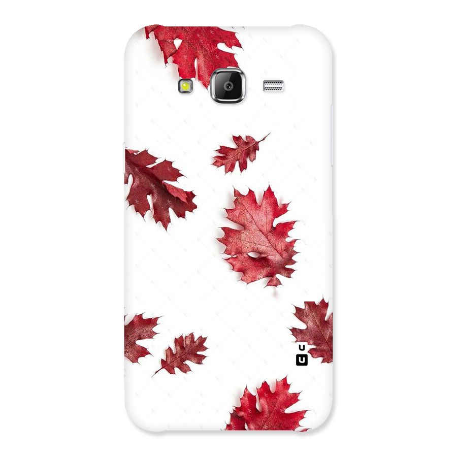 Red Appealing Autumn Leaves Back Case for Samsung Galaxy J2 Prime