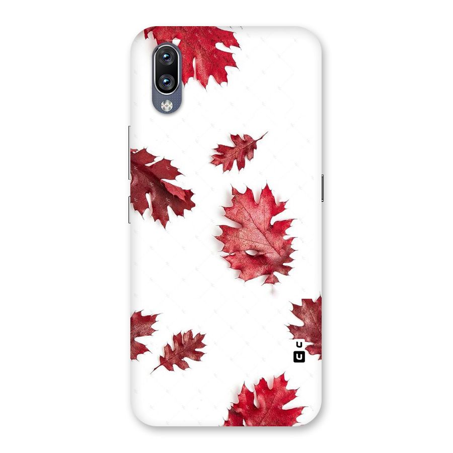 Red Appealing Autumn Leaves Back Case for Vivo NEX