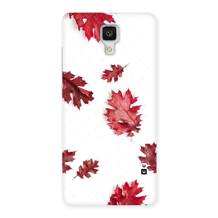 Red Appealing Autumn Leaves Back Case for Xiaomi Mi 4