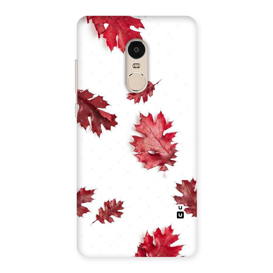 Red Appealing Autumn Leaves Back Case for Xiaomi Redmi Note 4