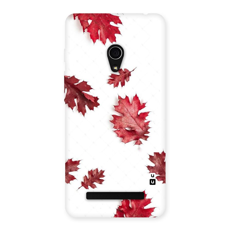Red Appealing Autumn Leaves Back Case for Zenfone 5