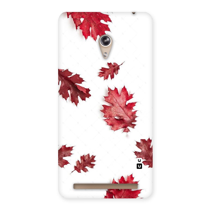 Red Appealing Autumn Leaves Back Case for Zenfone 6