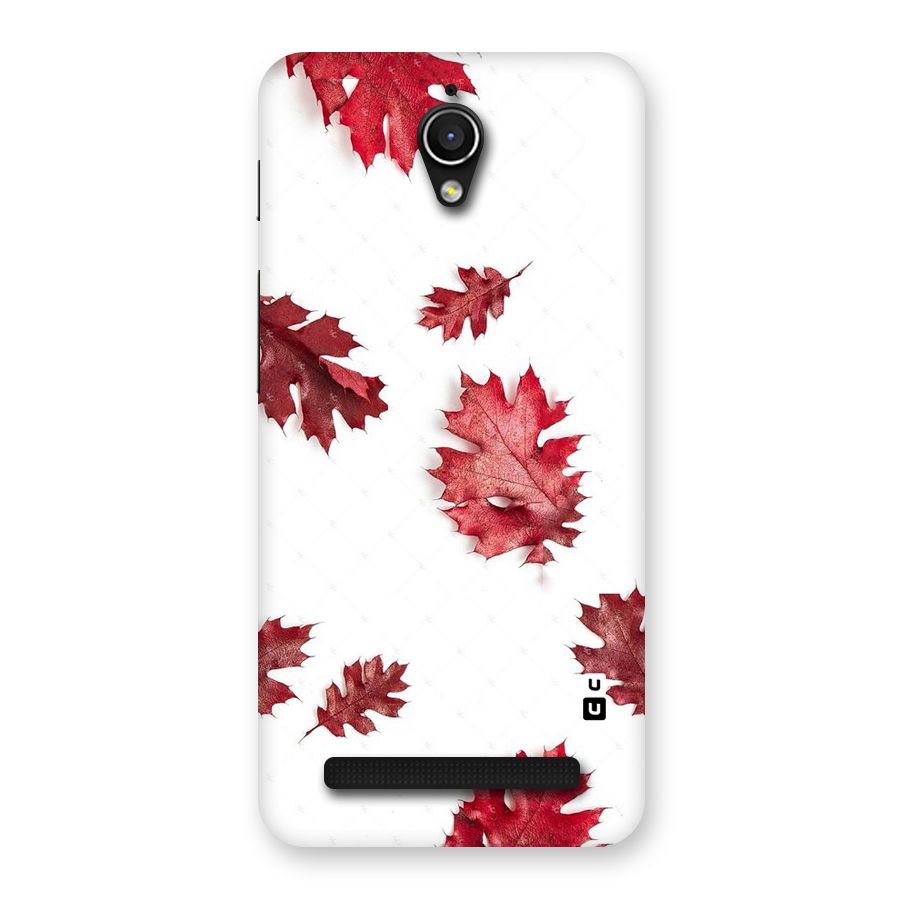 Red Appealing Autumn Leaves Back Case for Zenfone Go