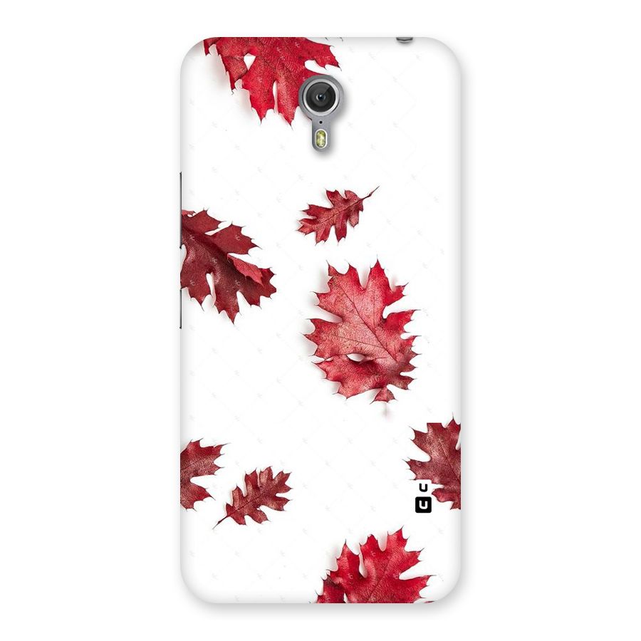 Red Appealing Autumn Leaves Back Case for Zuk Z1