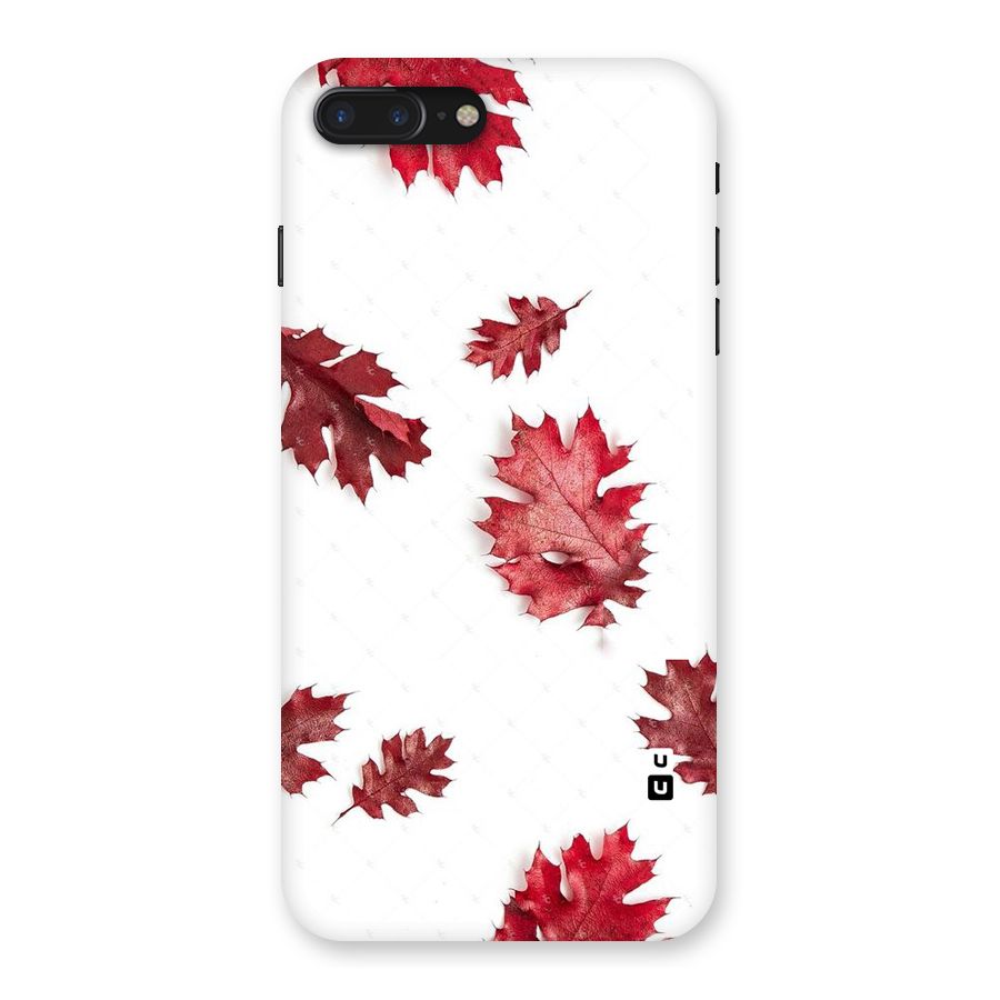 Red Appealing Autumn Leaves Back Case for iPhone 7 Plus