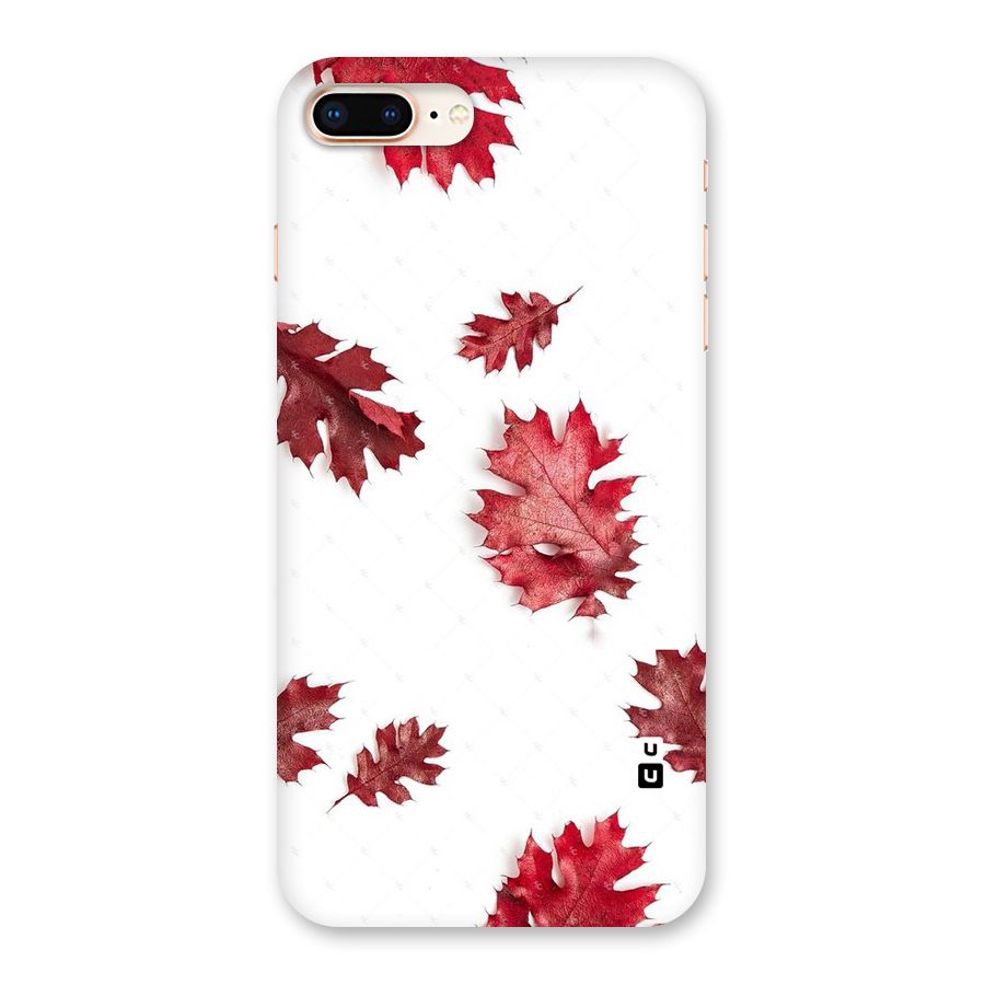 Red Appealing Autumn Leaves Back Case for iPhone 8 Plus