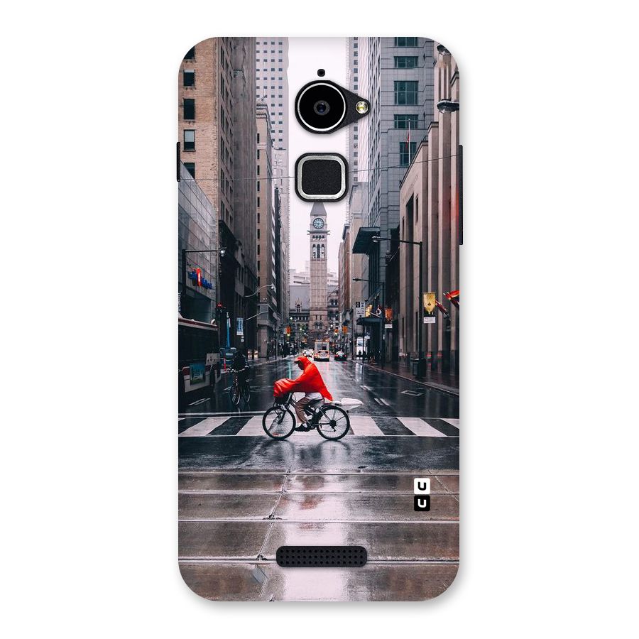 Red Bicycle Street Back Case for Coolpad Note 3 Lite