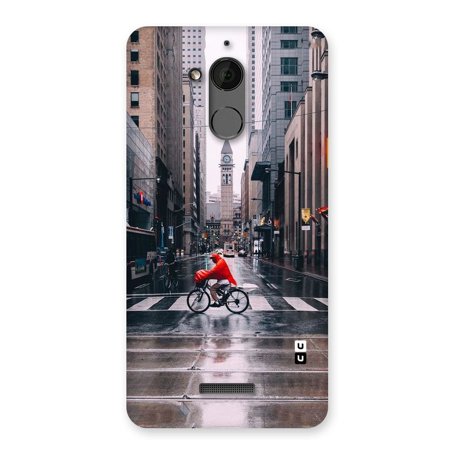 Red Bicycle Street Back Case for Coolpad Note 5