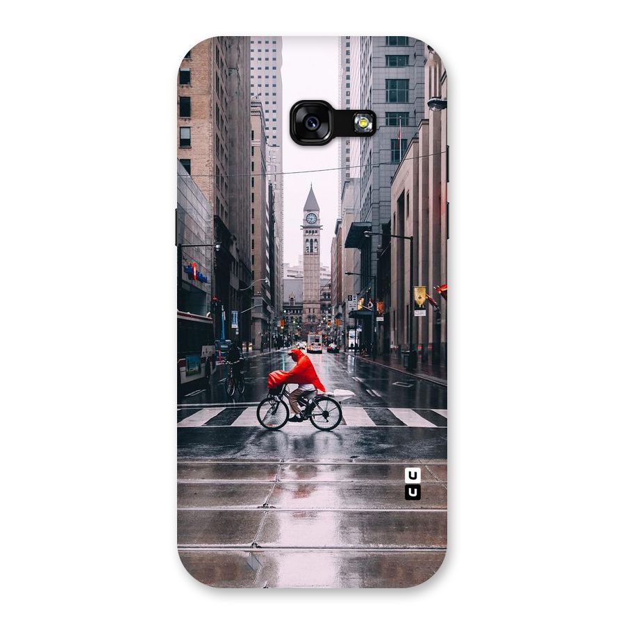 Red Bicycle Street Back Case for Galaxy A5 2017