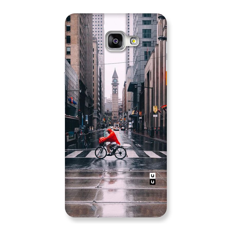 Red Bicycle Street Back Case for Galaxy A9