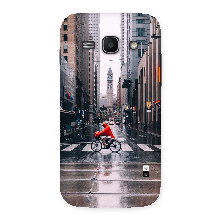 Red Bicycle Street Back Case for Galaxy Ace 3