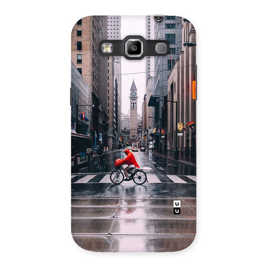 Red Bicycle Street Back Case for Galaxy Grand Quattro