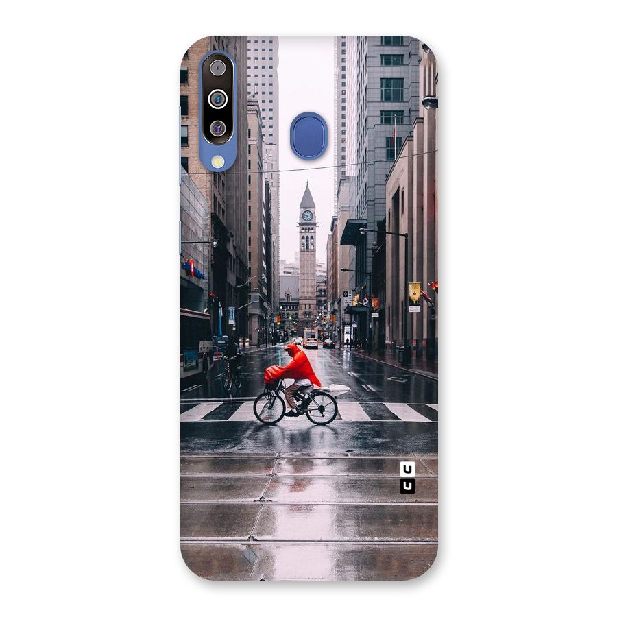 Red Bicycle Street Back Case for Galaxy M30