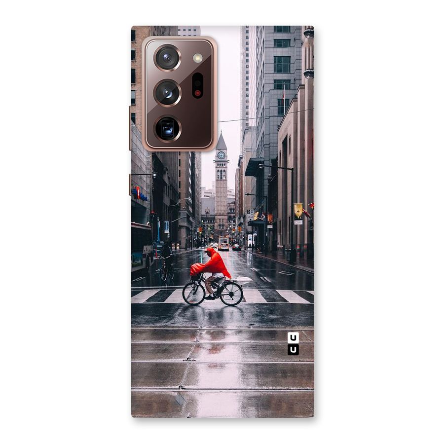 Red Bicycle Street Back Case for Galaxy Note 20 Ultra