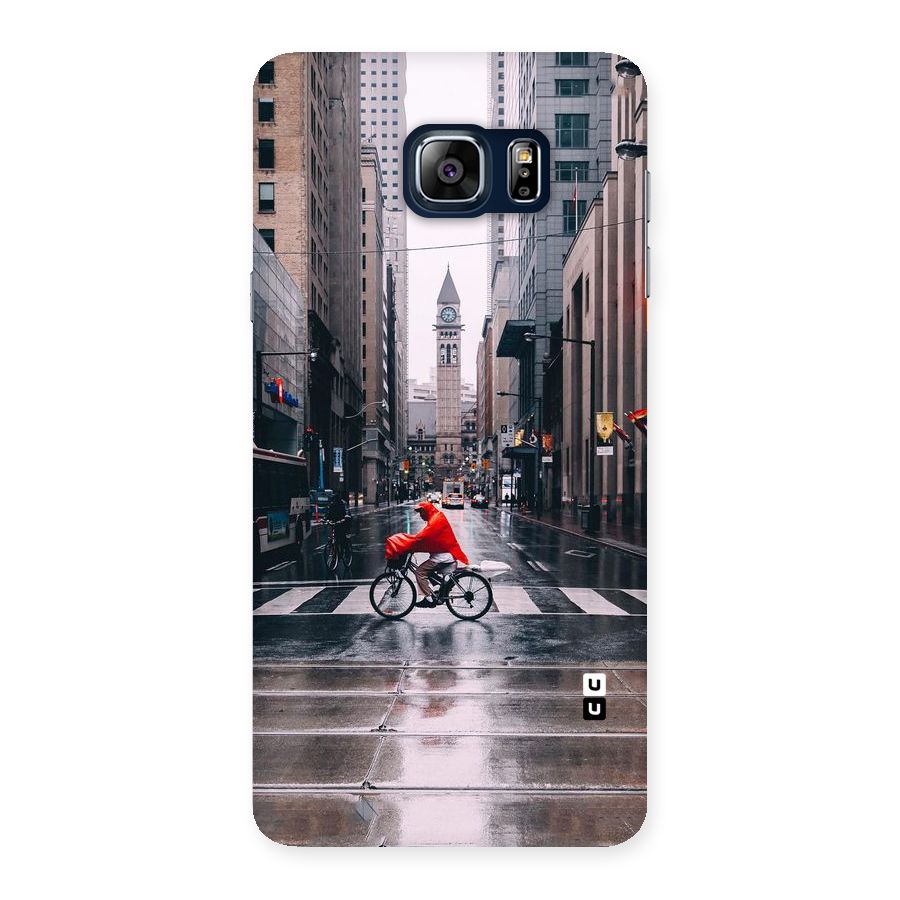 Red Bicycle Street Back Case for Galaxy Note 5
