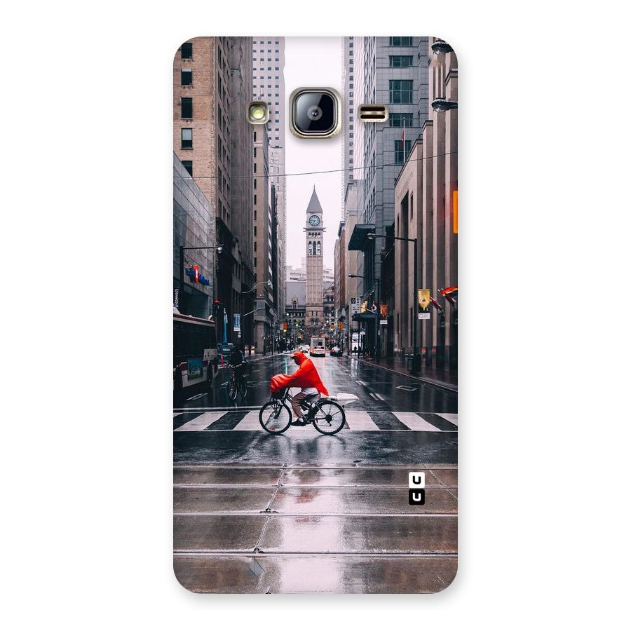 Red Bicycle Street Back Case for Galaxy On5