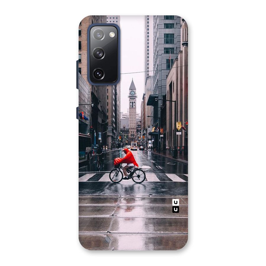 Red Bicycle Street Back Case for Galaxy S20 FE