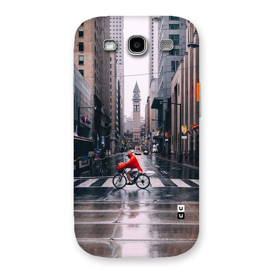 Red Bicycle Street Back Case for Galaxy S3