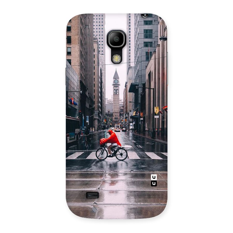 Red Bicycle Street Back Case for Galaxy S4 Mini