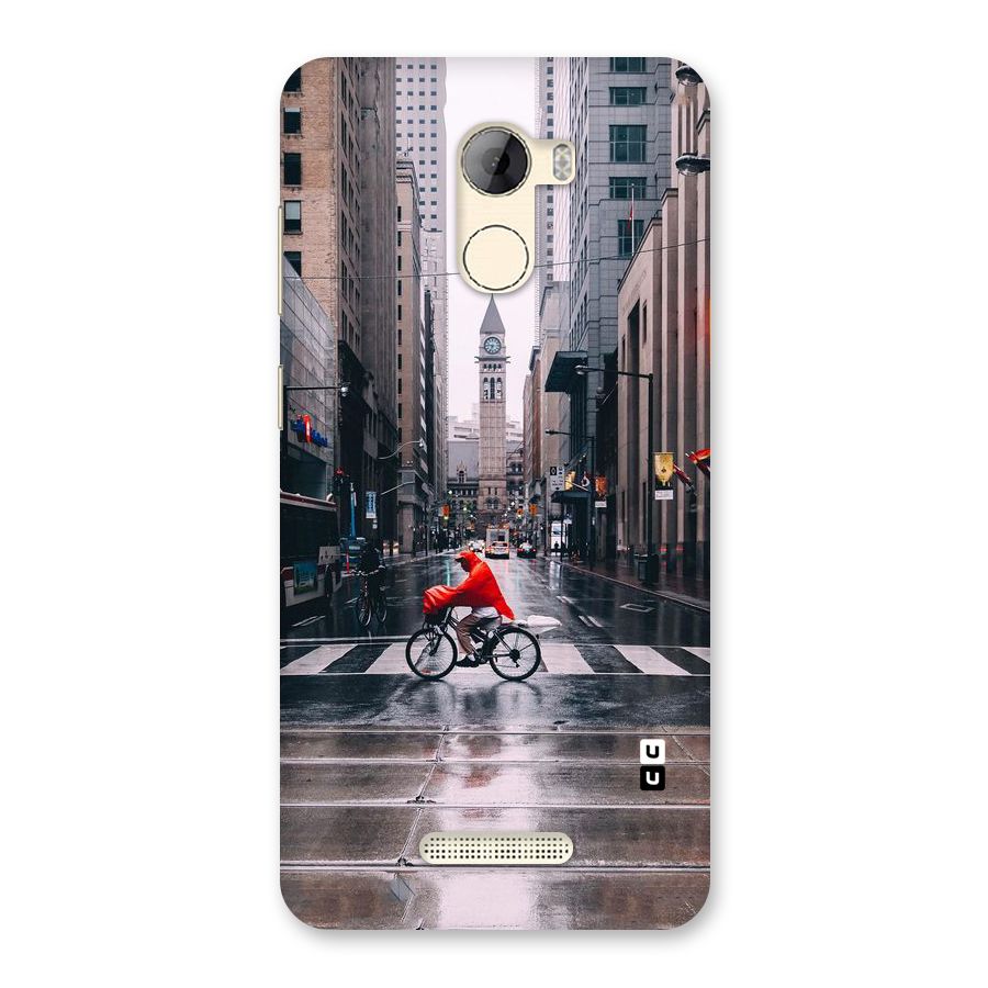 Red Bicycle Street Back Case for Gionee A1 LIte