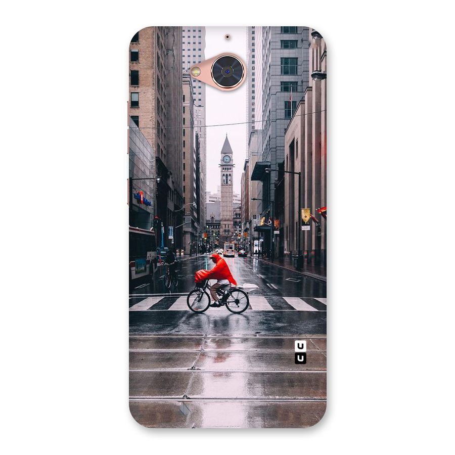 Red Bicycle Street Back Case for Gionee S6 Pro