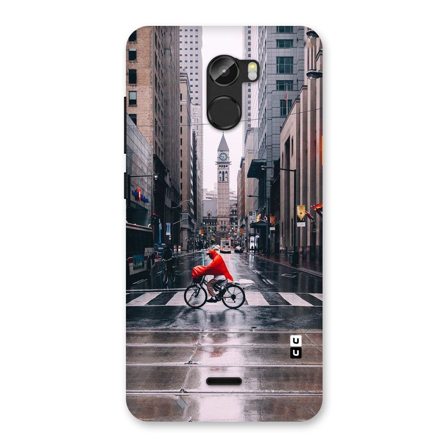 Red Bicycle Street Back Case for Gionee X1
