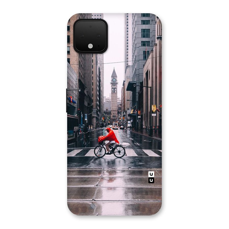 Red Bicycle Street Back Case for Google Pixel 4 XL
