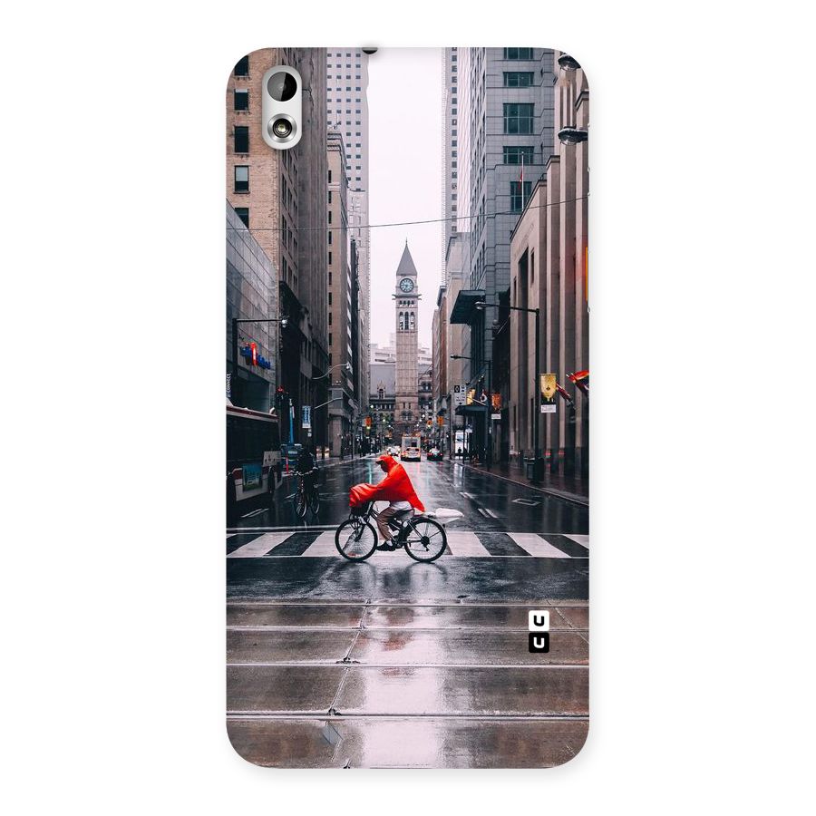 Red Bicycle Street Back Case for HTC Desire 816g