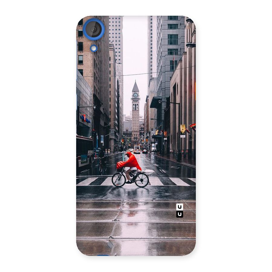Red Bicycle Street Back Case for HTC Desire 820
