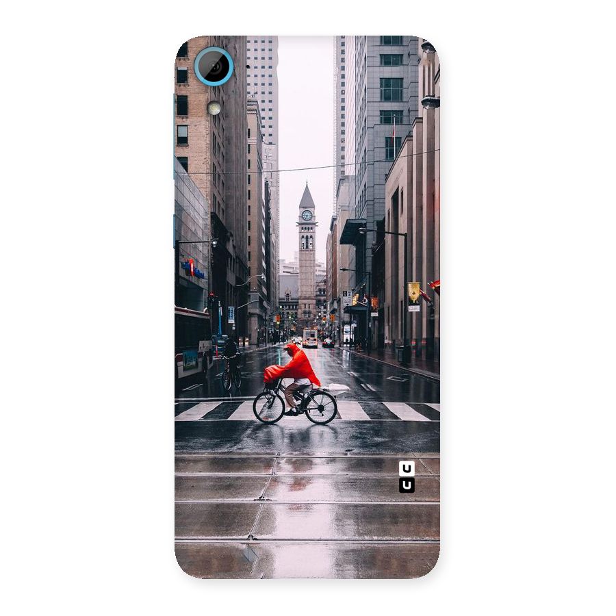 Red Bicycle Street Back Case for HTC Desire 826
