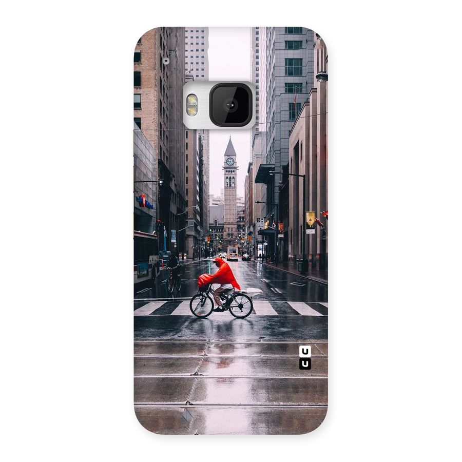 Red Bicycle Street Back Case for HTC One M9