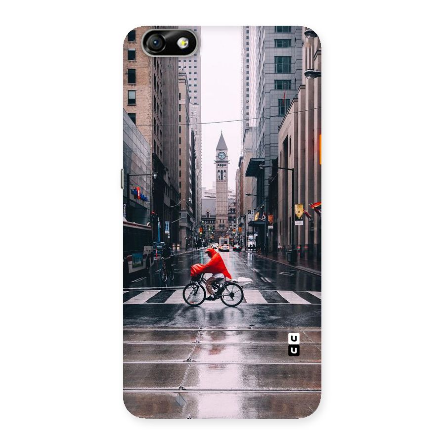 Red Bicycle Street Back Case for Honor 4X