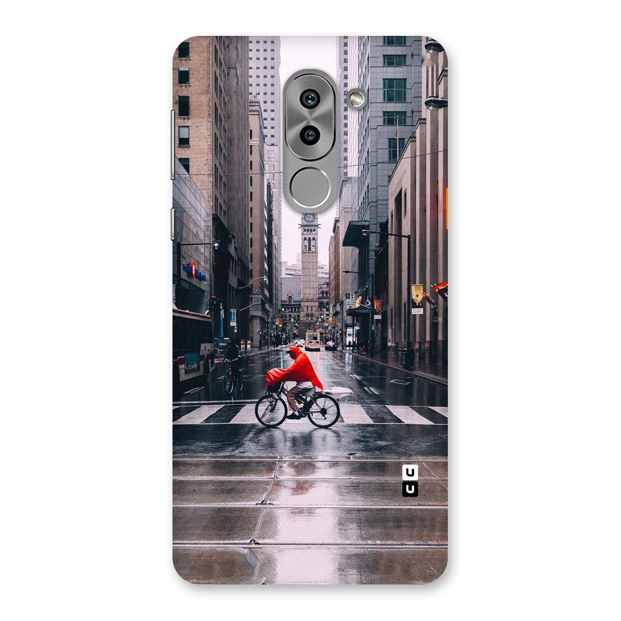 Red Bicycle Street Back Case for Honor 6X
