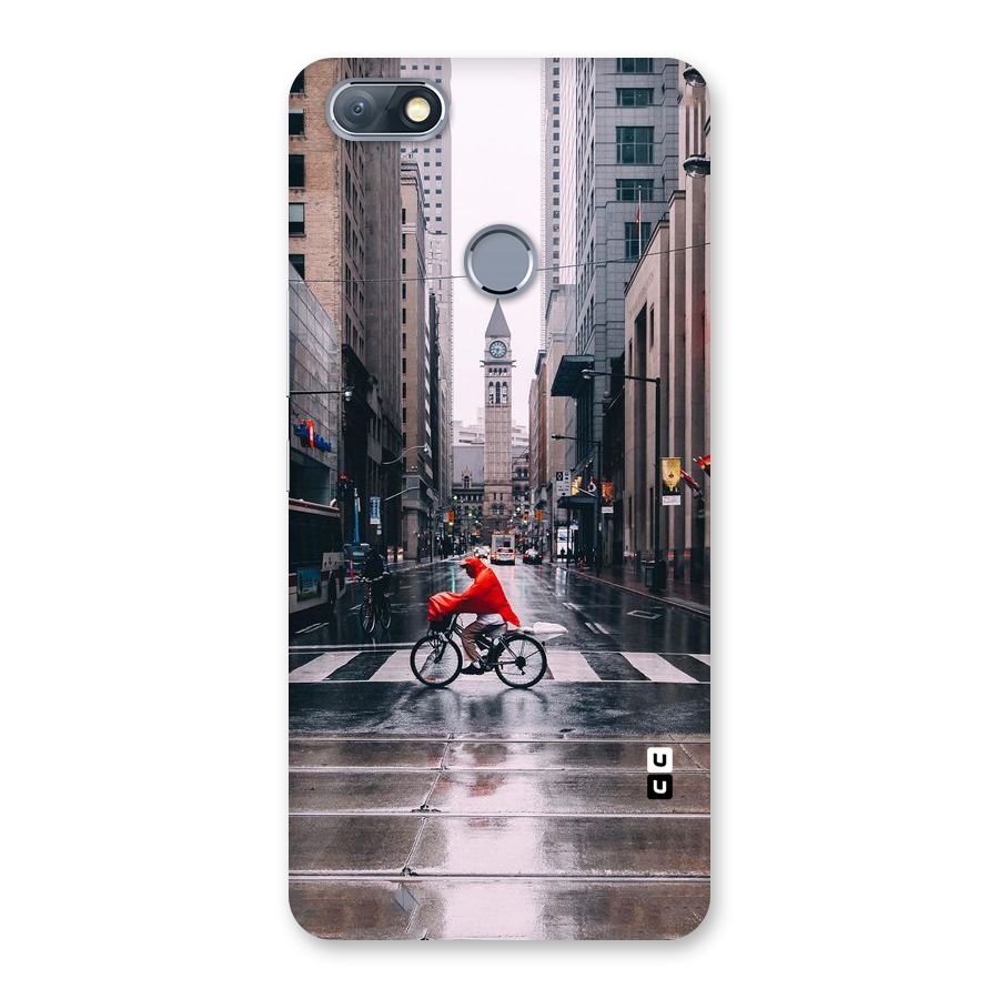 Red Bicycle Street Back Case for Infinix Note 5