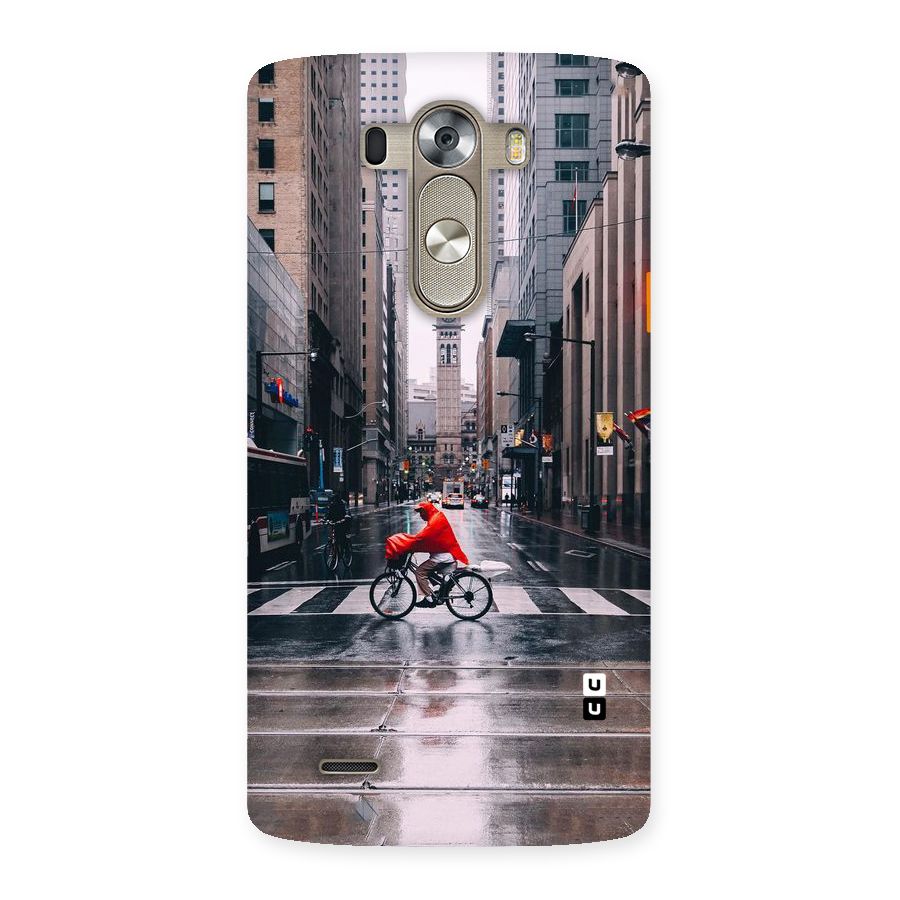 Red Bicycle Street Back Case for LG G3