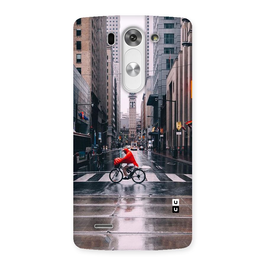 Red Bicycle Street Back Case for LG G3 Mini