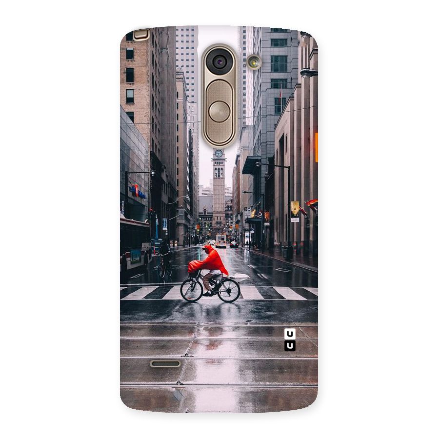 Red Bicycle Street Back Case for LG G3 Stylus