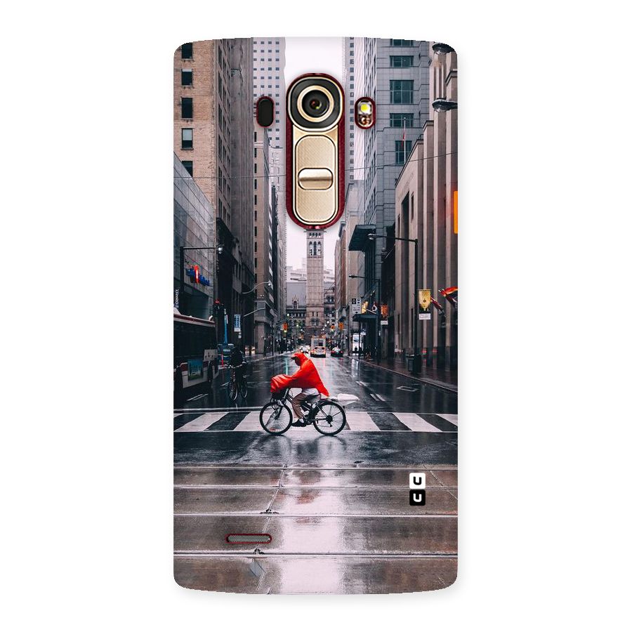 Red Bicycle Street Back Case for LG G4