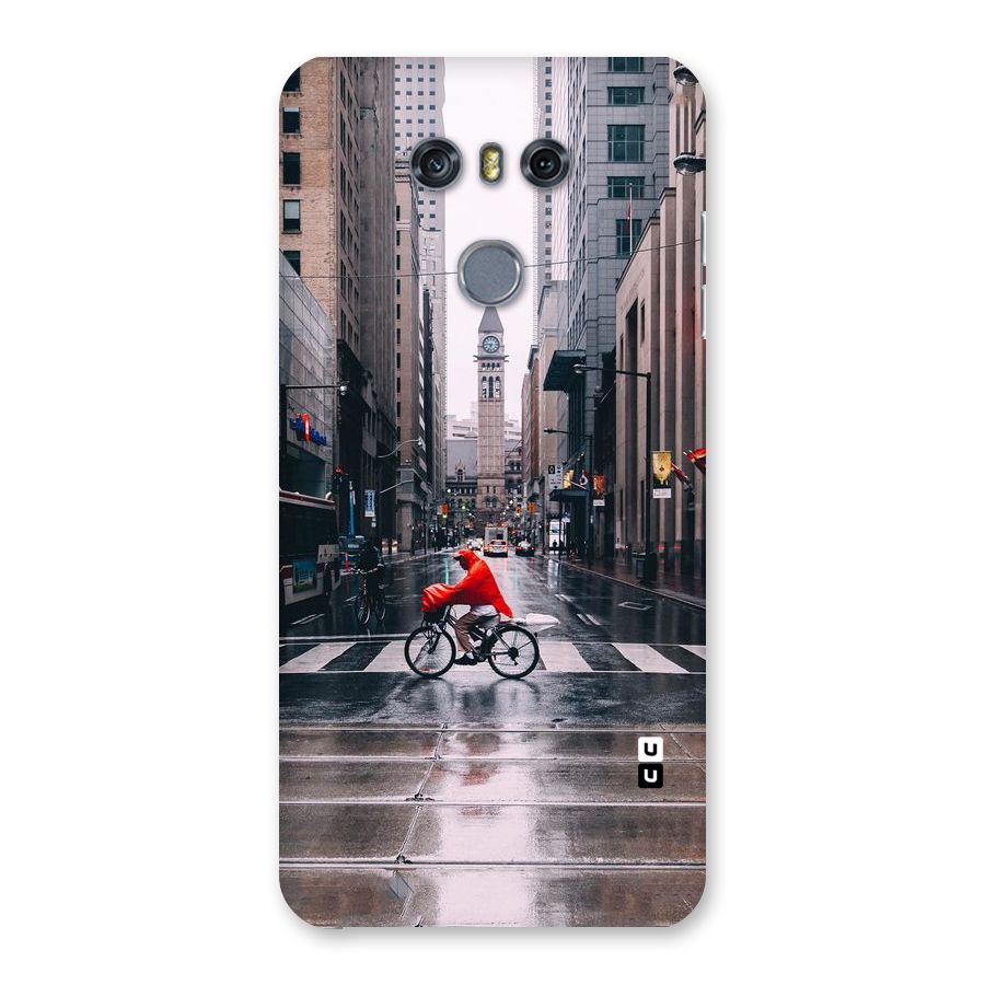 Red Bicycle Street Back Case for LG G6