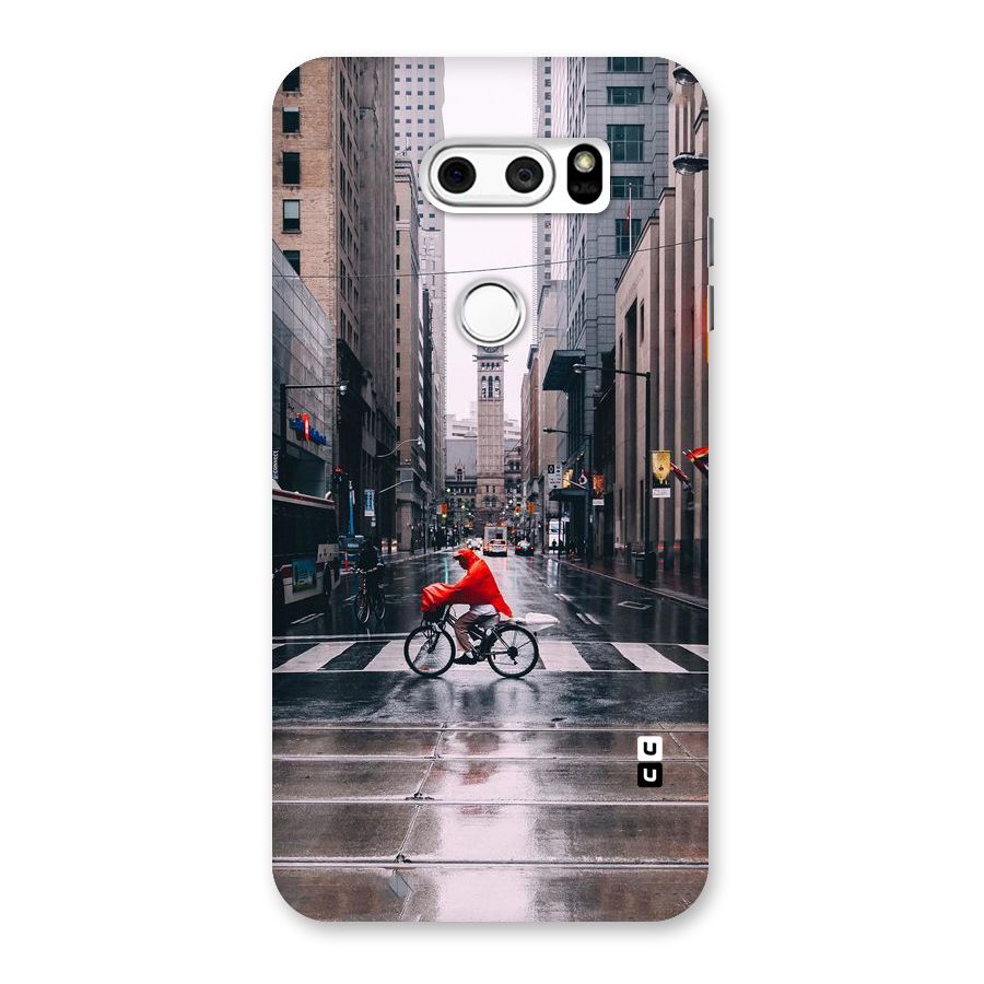Red Bicycle Street Back Case for LG V30
