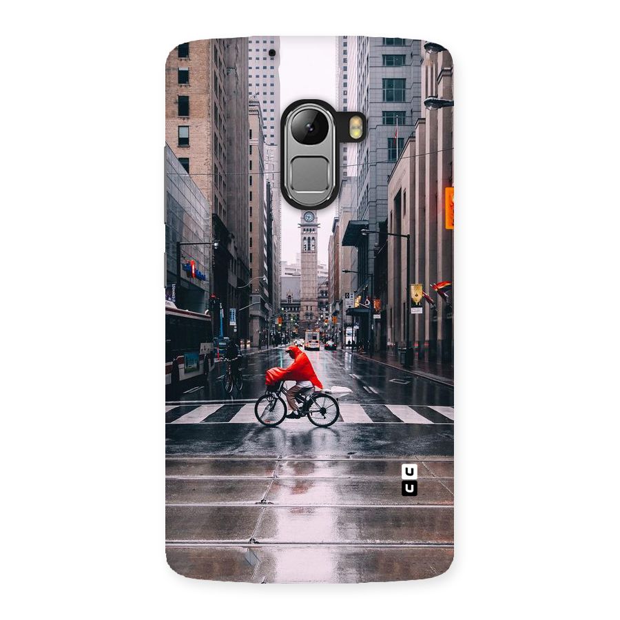 Red Bicycle Street Back Case for Lenovo K4 Note
