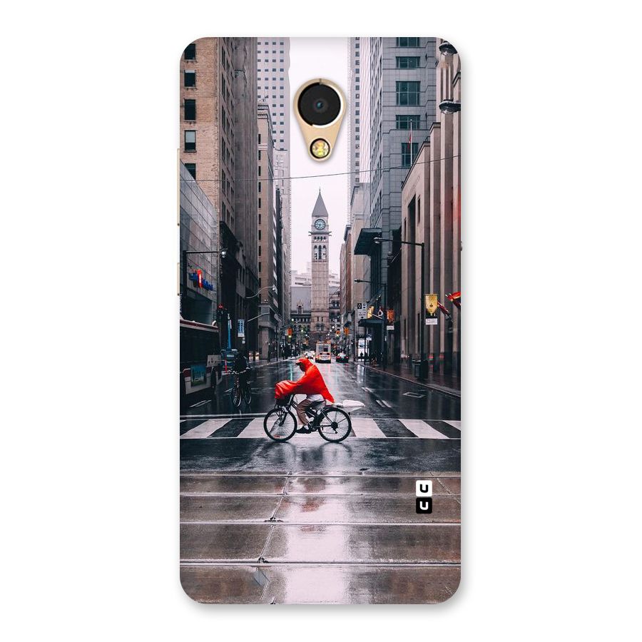 Red Bicycle Street Back Case for Lenovo P2