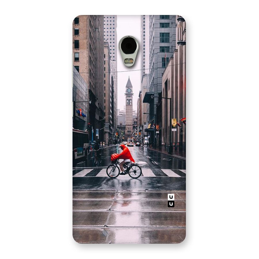 Red Bicycle Street Back Case for Lenovo Vibe P1