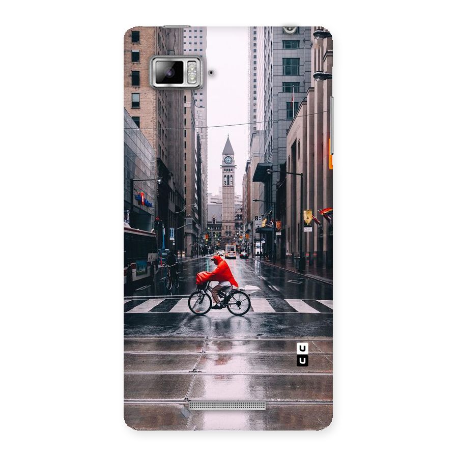 Red Bicycle Street Back Case for Lenovo Vibe Z K910