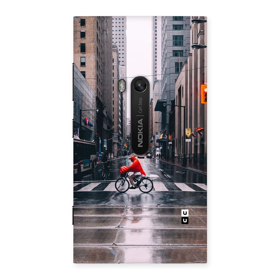 Red Bicycle Street Back Case for Lumia 920