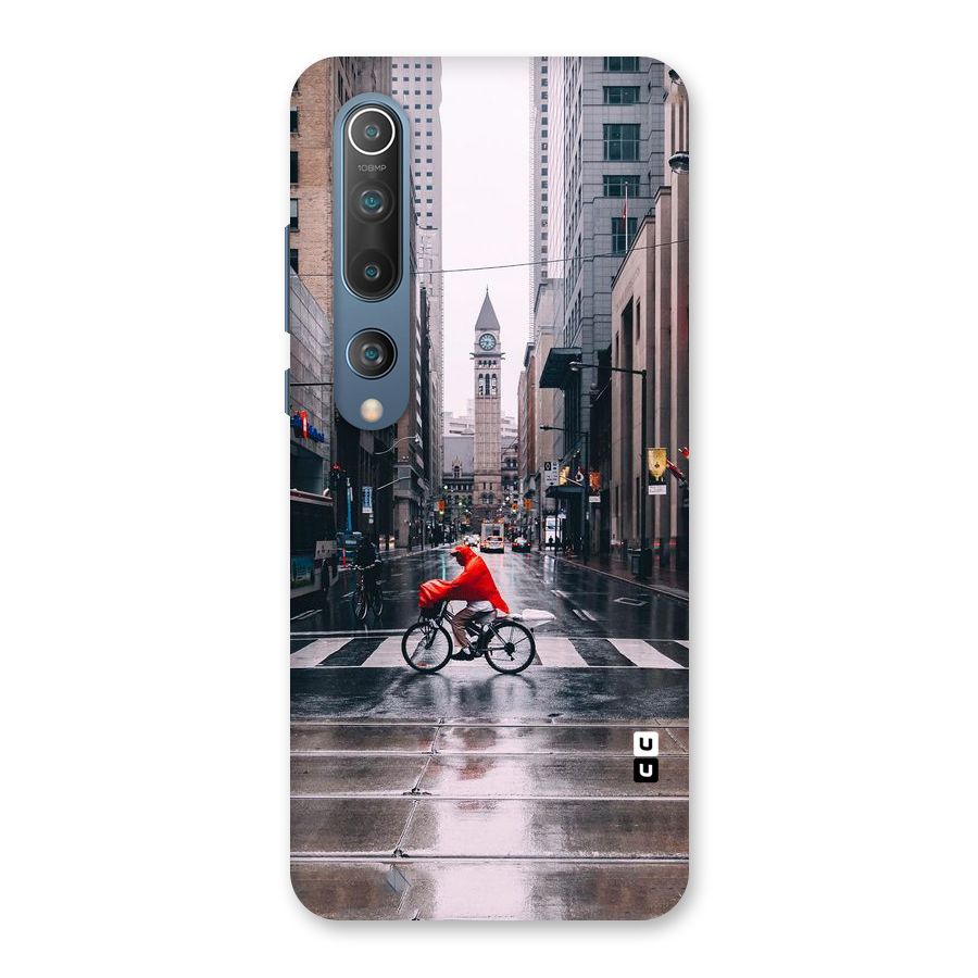 Red Bicycle Street Back Case for Mi 10