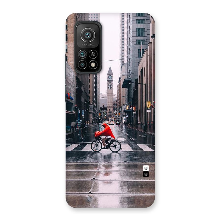 Red Bicycle Street Back Case for Mi 10T 5G